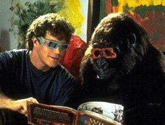 congo gorilla glasses 3d 1995